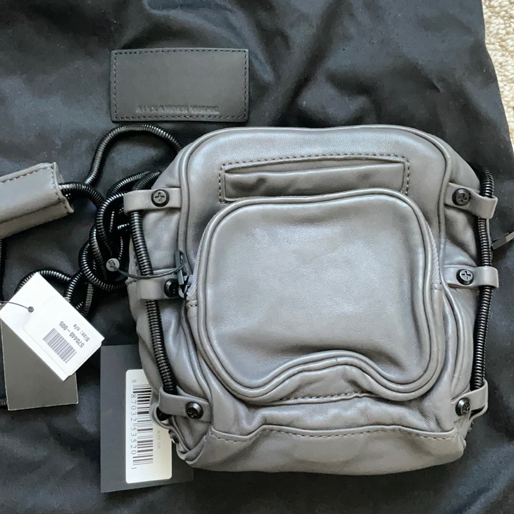Alexander Wang Gunmetal Brenda Crossbody